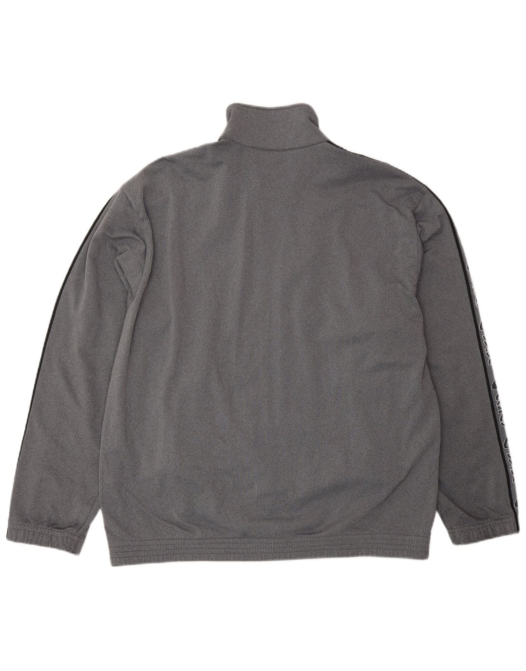 Asics Mens Graphic Tracksuit Top Jacket Medium Grey