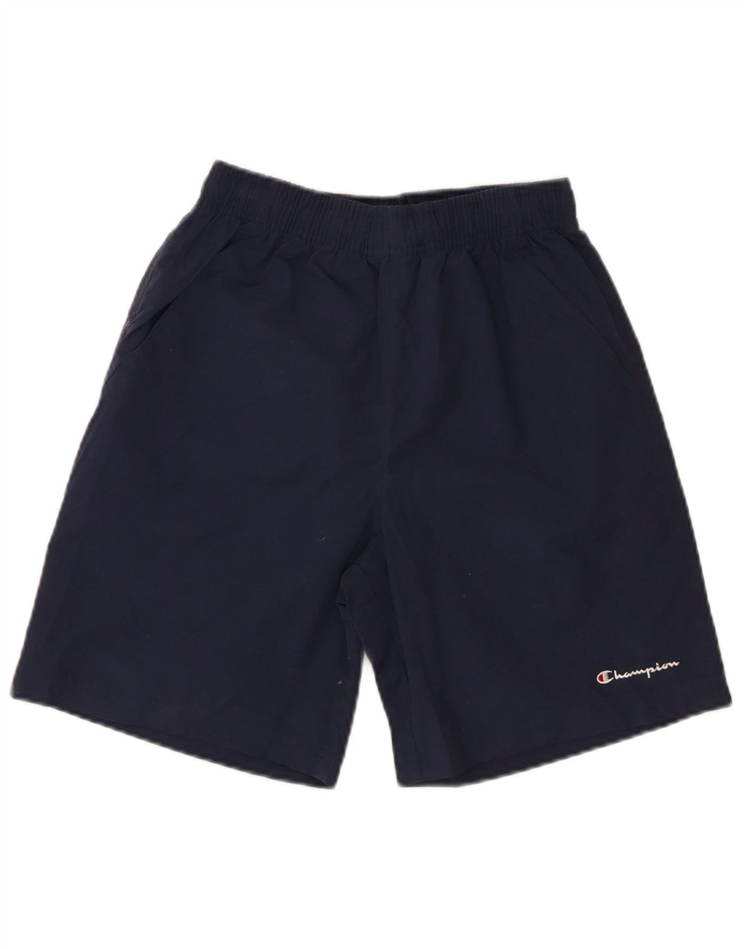 CHAMPION Mens Sport Shorts Small  Navy Blue Cotton