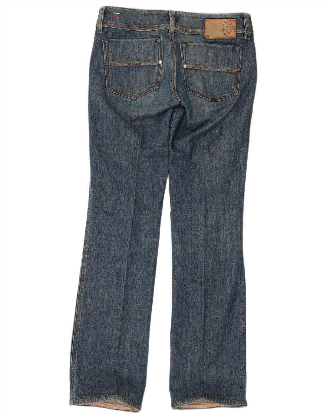 Diesel Womens Reckfly Bootcut Jeans W27 L32 Blue Cotton
