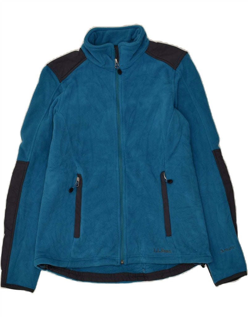 L.L.BEAN Womens Polartec Fleece Jacket UK 6 XS Blue Colourblock Polyester | Vintage L.L.Bean | Thrift | Second-Hand L.L.Bean | Used Clothing | Messina Hembry 