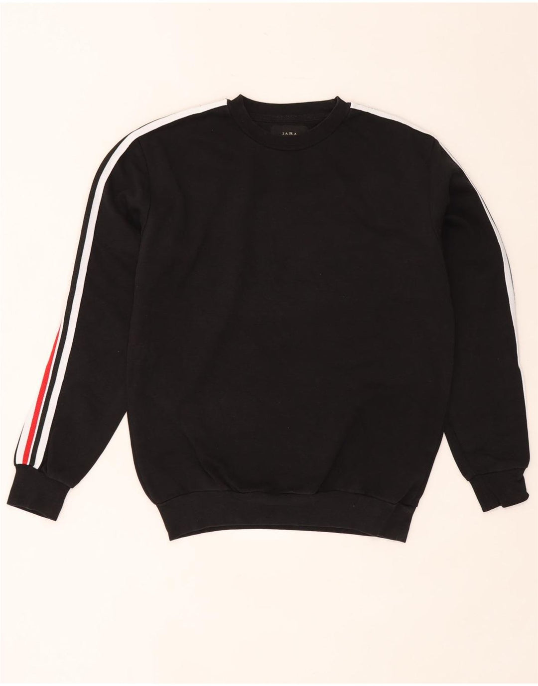 Zara Mens Sweatshirt Jumper Small Black