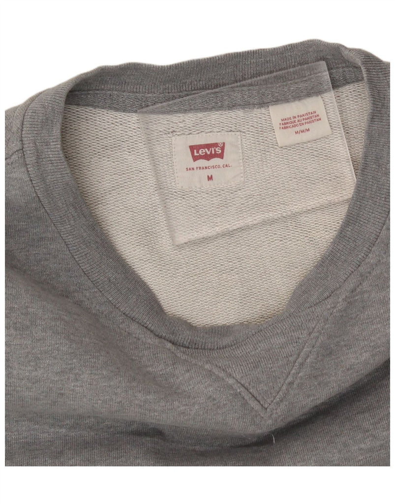 LEVI'S Mens Sweatshirt Jumper Medium Grey Vintage Levi's and Second-Hand Levi's from Messina Hembry 