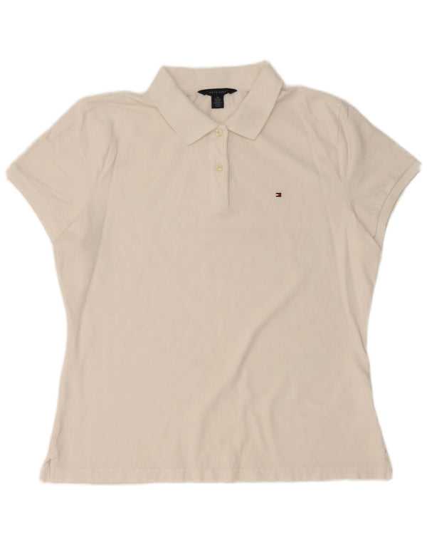 Tommy Hilfiger Womens Polo Shirt UK 18 XL White