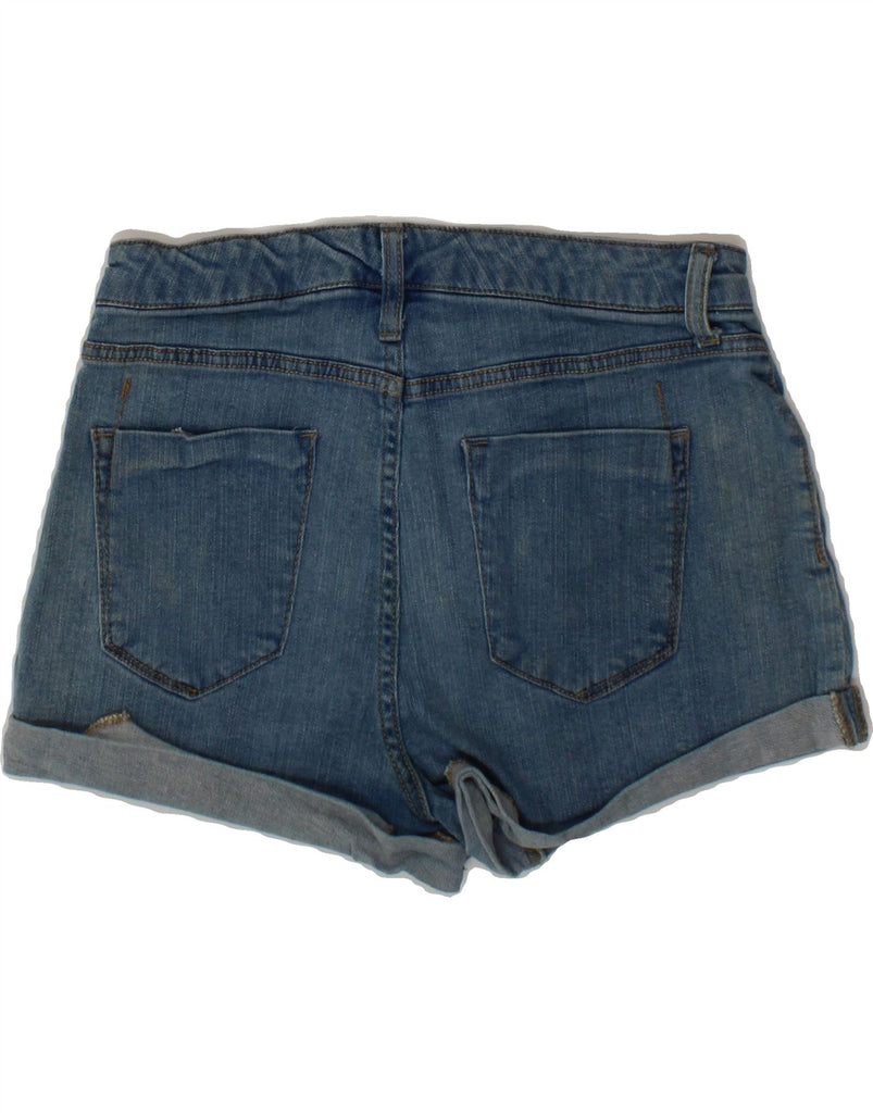 MOSSIMO Womens High Waist Denim Shorts US 12 Large W31 Blue Cotton Vintage Mossimo and Second-Hand Mossimo from Messina Hembry 