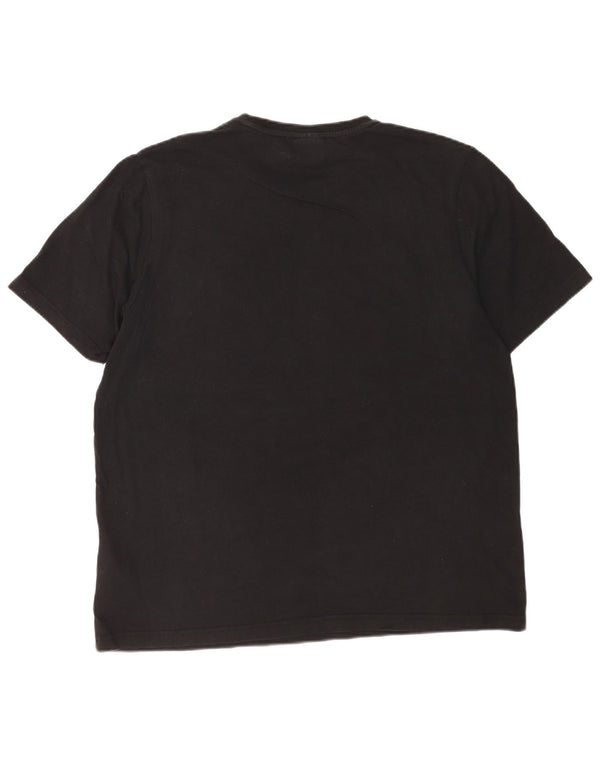 ELLESSE Mens T-Shirt Top 3XL Black Cotton