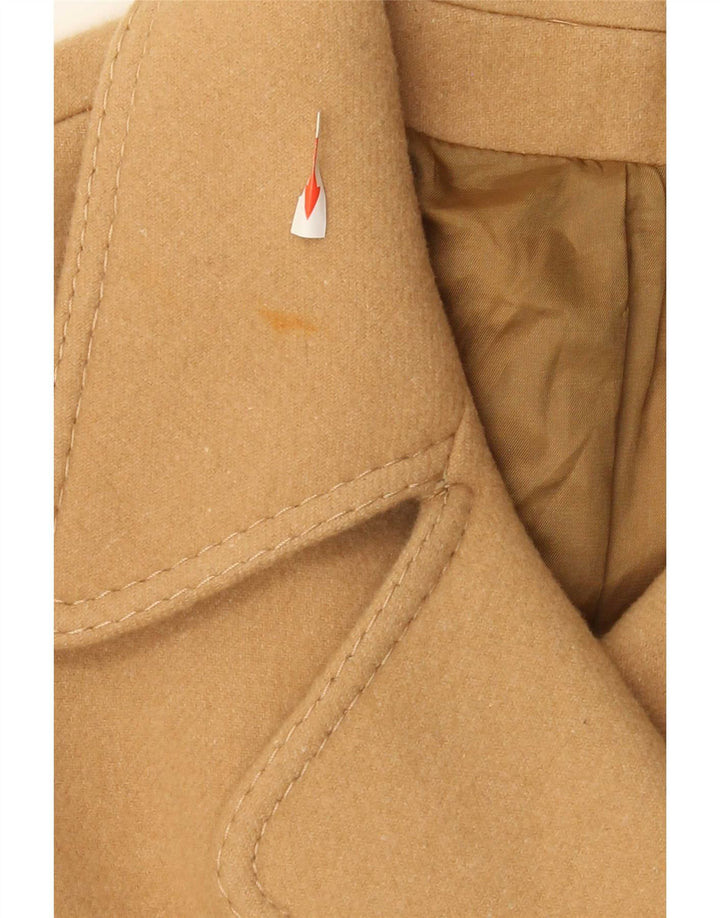 Vintage Womens Pea Coat IT 44 Medium Beige