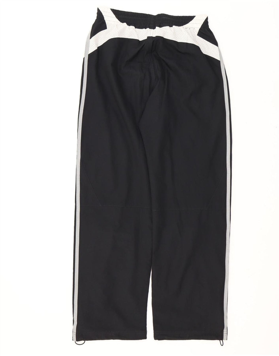ADIDAS Mens Tracksuit Trousers Medium  Black Colourblock Polyester