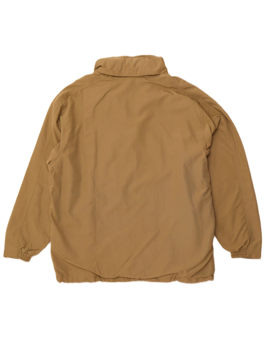 DIADORA Mens Hooded Rain Jacket UK 40 Large Beige Polyamide