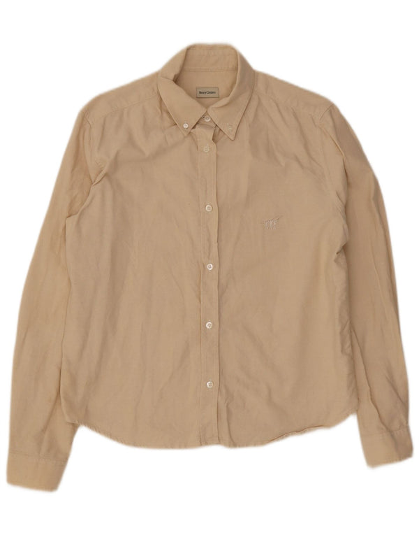 Henry Cottons Womens Shirt IT 48 XL Beige Cotton