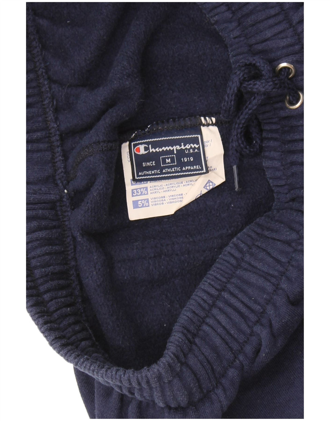 Champion Mens Tracksuit Trousers Joggers Medium  Navy Blue Cotton