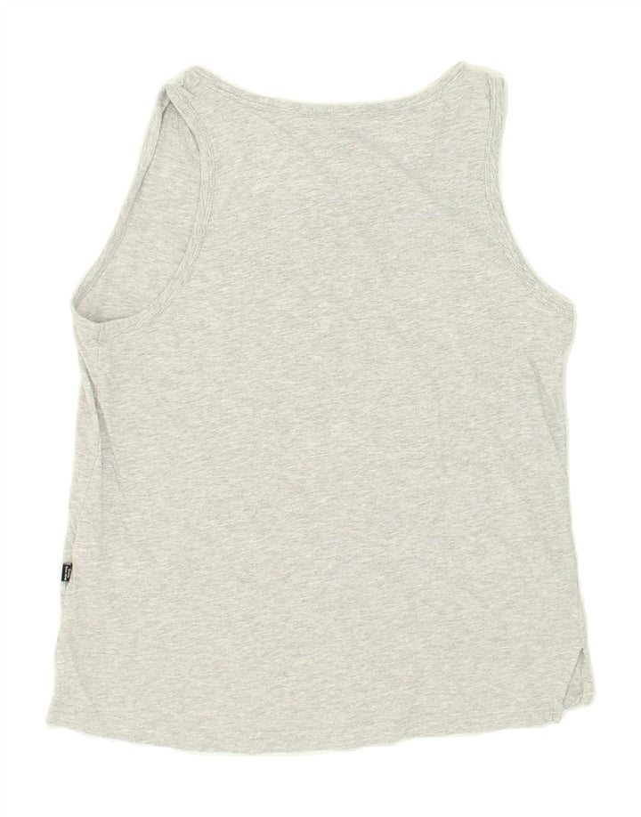 PUMA Womens Vest Top UK 10 Small Grey Cotton Vintage Puma and Second-Hand Puma from Messina Hembry 
