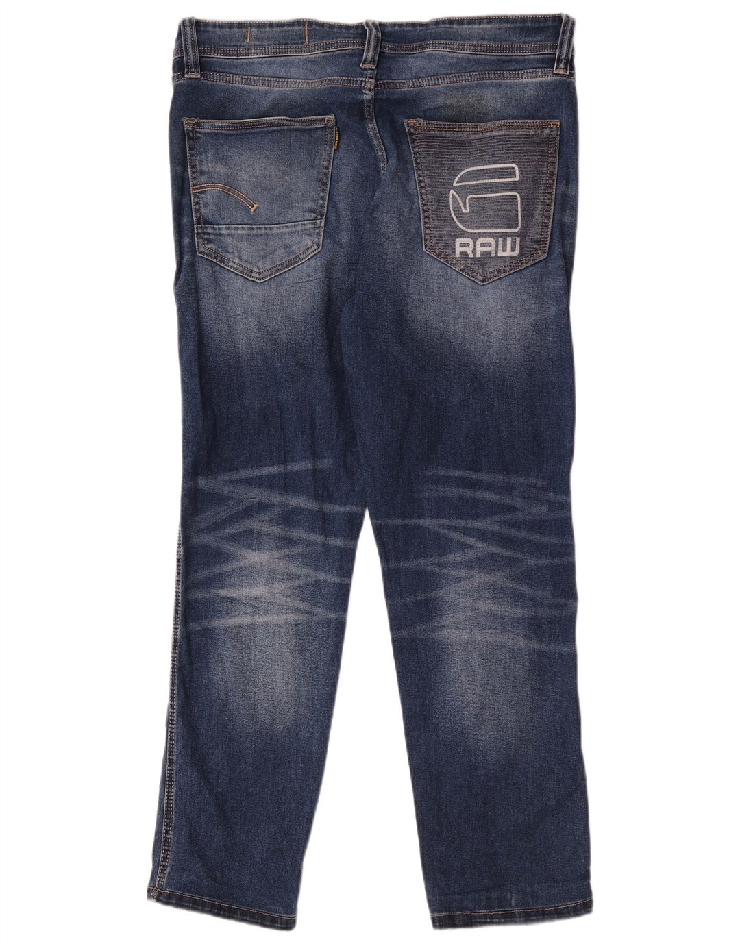 G-Star Mens Bronson Slim Jeans W34 L29 Blue Cotton