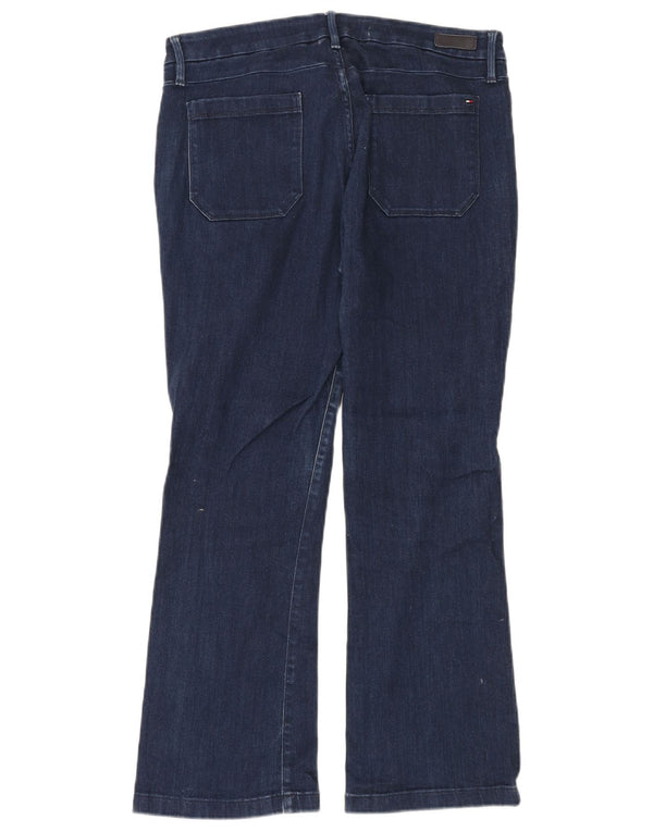 Tommy Hilfiger Womens Como RW Jegging Bootcut Jeans W33 L27 Navy Blue