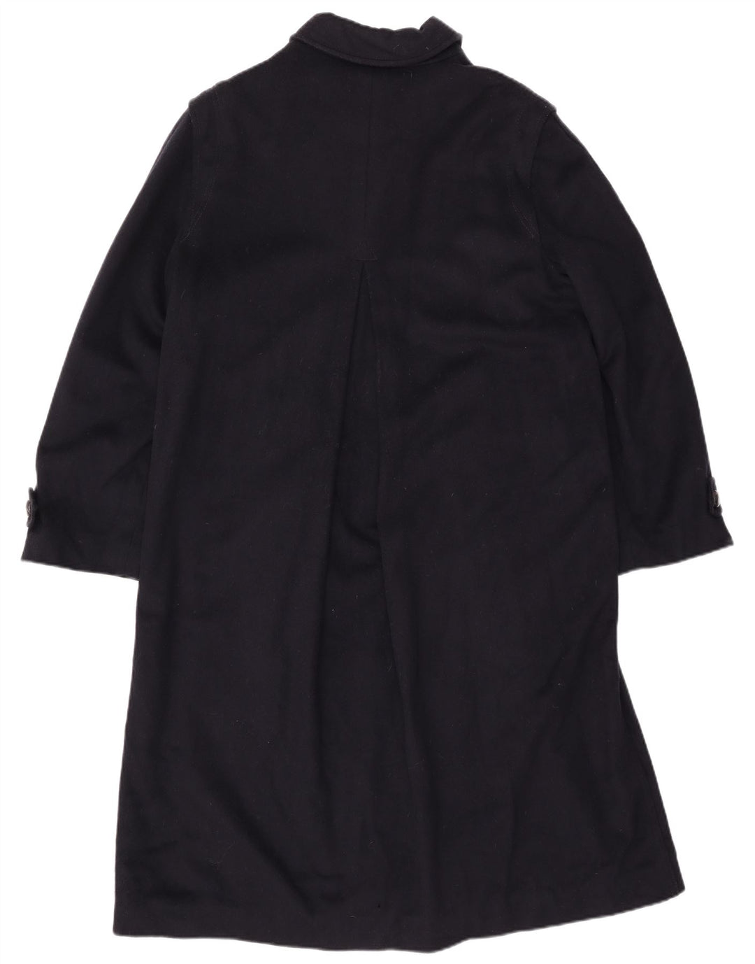 Boggi Mens Overcoat UK 46 3XL Navy Blue Wool