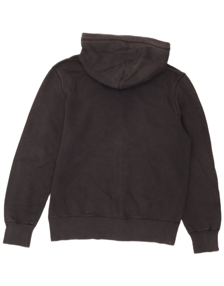 Nike Mens Zip Hoodie Sweater Medium Black Cotton
