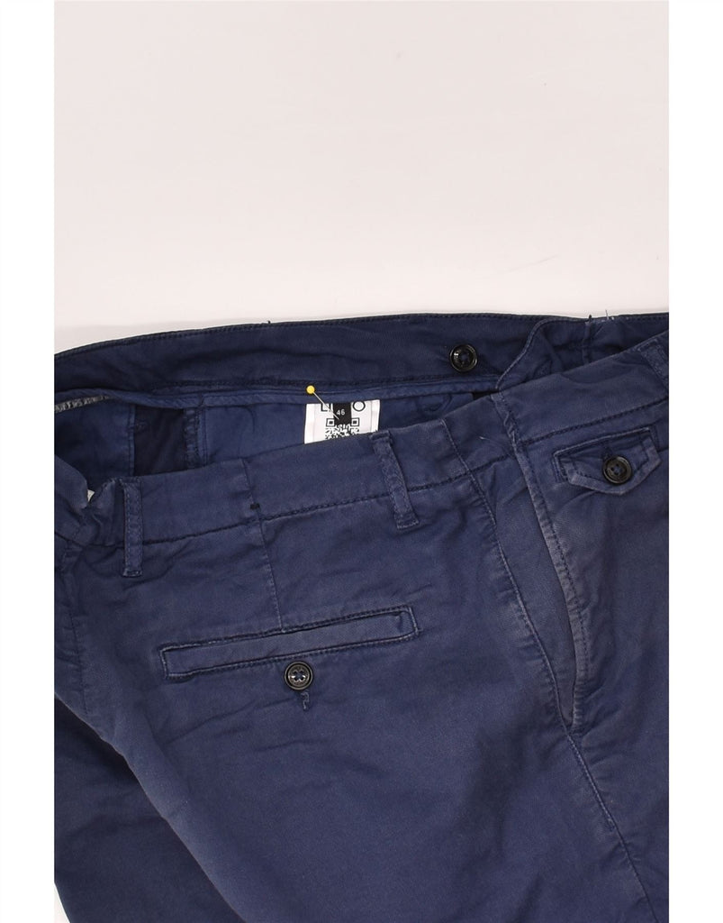 LIU JO Mens Slim Fit Chino Shorts IT 46 Small W32 Navy Blue Cotton | Vintage Liu Jo | Thrift | Second-Hand Liu Jo | Used Clothing | Messina Hembry 