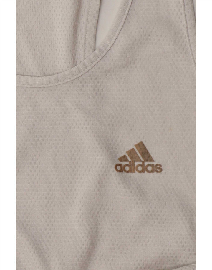 Adidas Mens Climalite Vest Top Large White