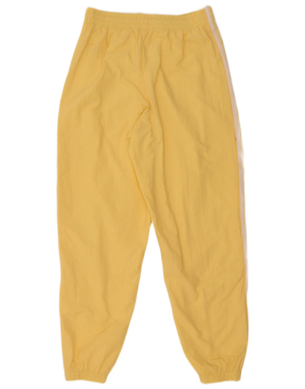 Adidas Womens Graphic Tracksuit Trousers Joggers UK 12 Medium Yellow