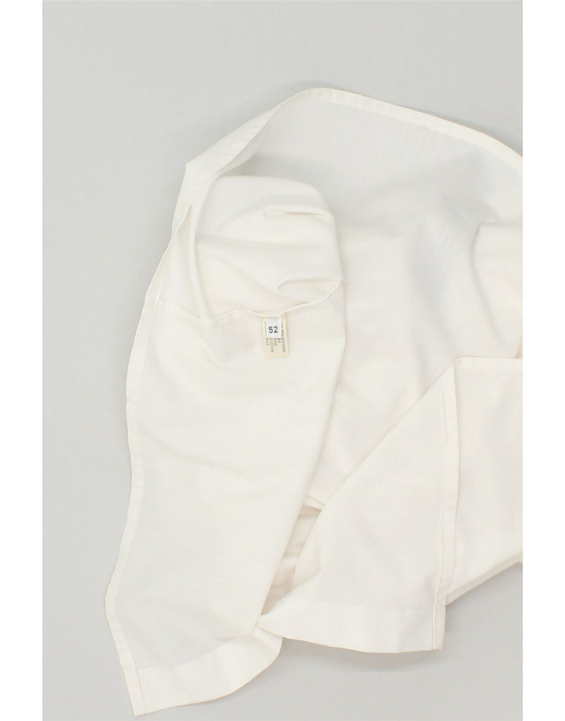 ROBERTO CAVALLI Mens Shirt IT 52 Large Off White Cotton | Vintage Roberto Cavalli | Thrift | Second-Hand Roberto Cavalli | Used Clothing | Messina Hembry 