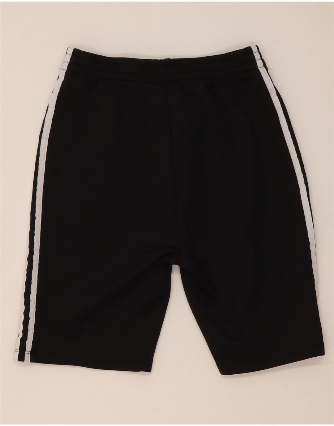 Adidas Womens Sport Shorts UK 12 Medium Black Cotton
