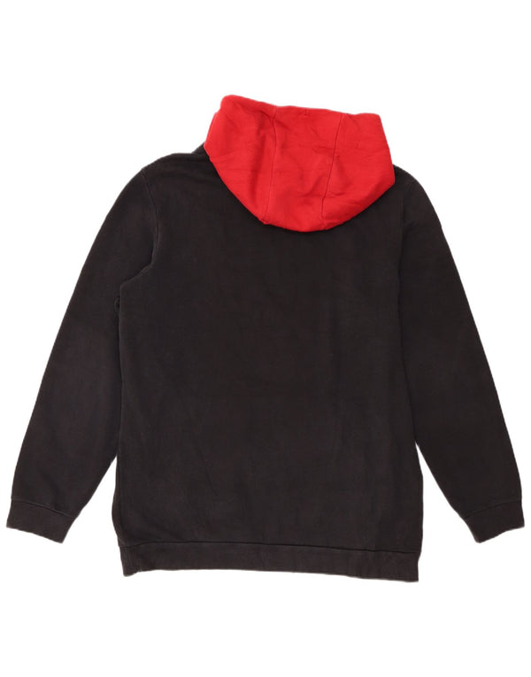 Jordan Mens Graphic Hoodie Jumper Large Black Colourblock Cotton