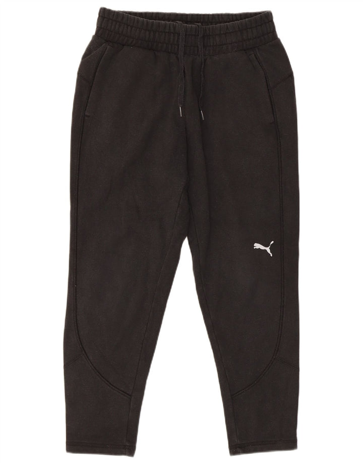 Puma Mens Tracksuit Trousers Joggers Small Black Cotton