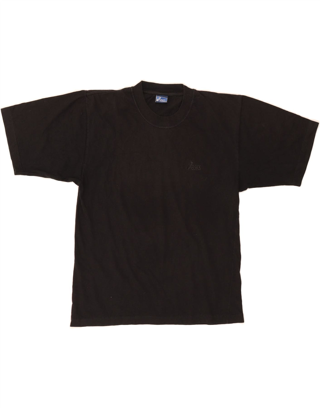 ASICS Womens T-Shirt Top UK 12 Medium Black Vintage Asics and Second-Hand Asics from Messina Hembry 