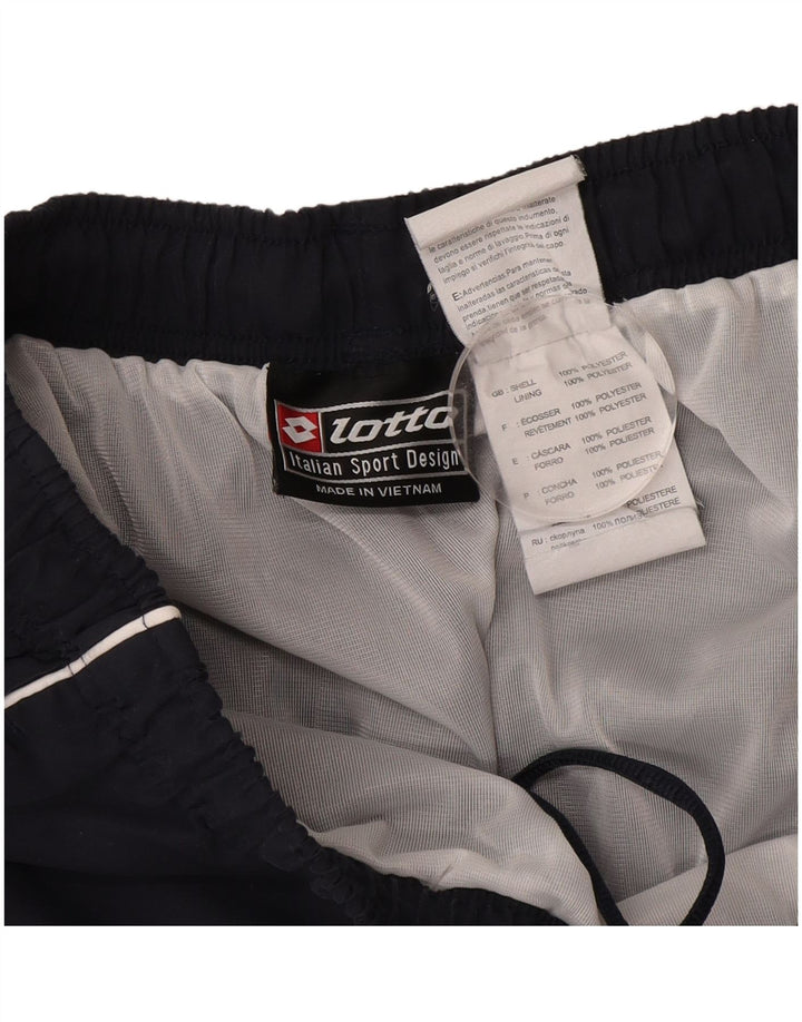 Lotto Mens Swimming Shorts Large Navy Blue Colourblock Polyester