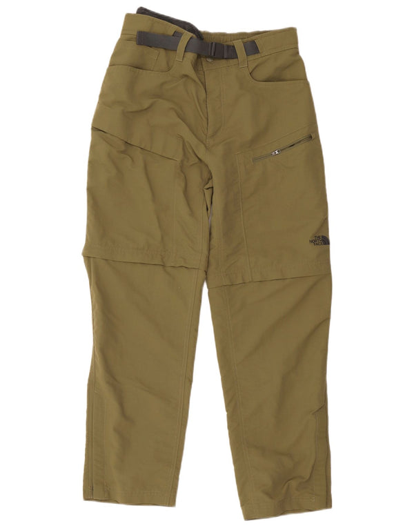 The North Face Mens Hiking Cargo Trousers Small W32 L28 Khaki Nylon