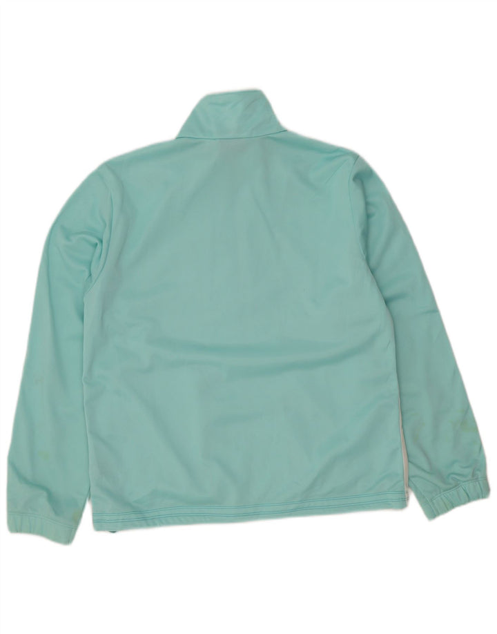LOTTO Womens Tracksuit Top Jacket UK 18 XL Blue Striped Polyester