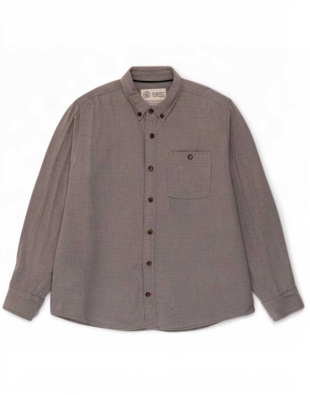 Fat Face Mens Shirt XL Grey Cotton