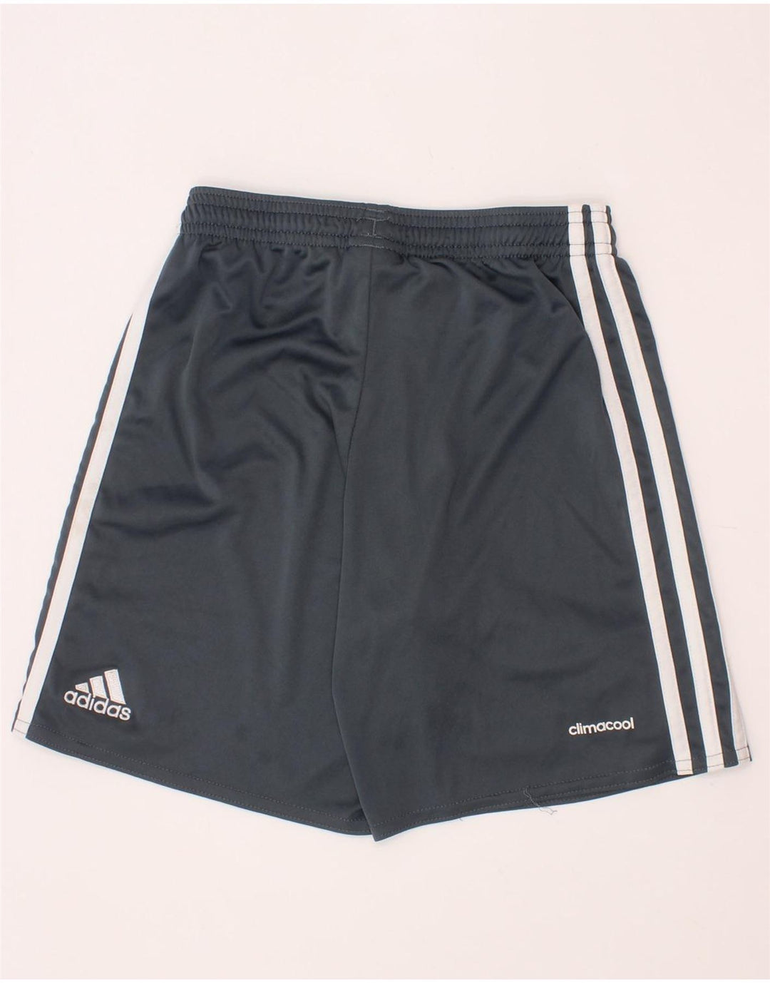ADIDAS Boys Manchester United Sport Shorts 9-10 Years  Grey Polyester