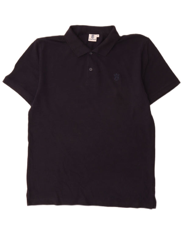 Gymnasium Mens Polo Shirt XL Navy Blue Cotton