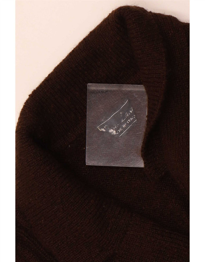 Vintage Womens Cardigan Sweater UK 12 Medium Brown