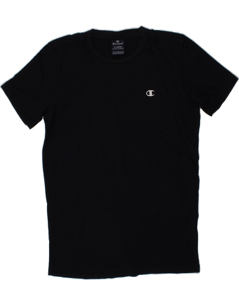 CHAMPION Boys Graphic T-Shirt Top 13-14 Years XL  Black Cotton Vintage Champion and Second-Hand Champion from Messina Hembry 