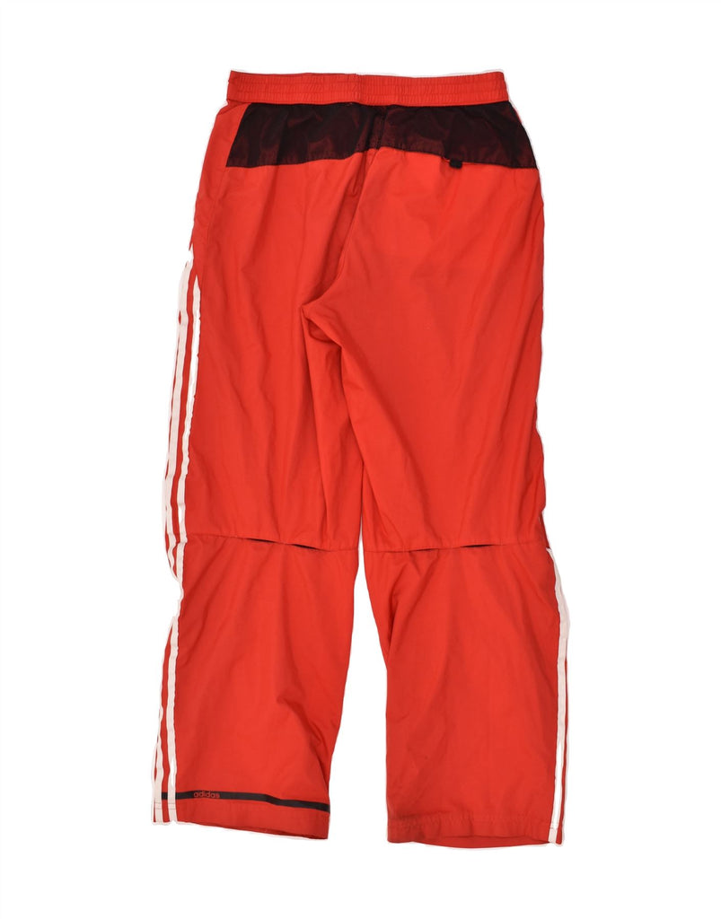 ADIDAS Mens Tracksuit Trousers Small Red Polyester | Vintage Adidas | Thrift | Second-Hand Adidas | Used Clothing | Messina Hembry 