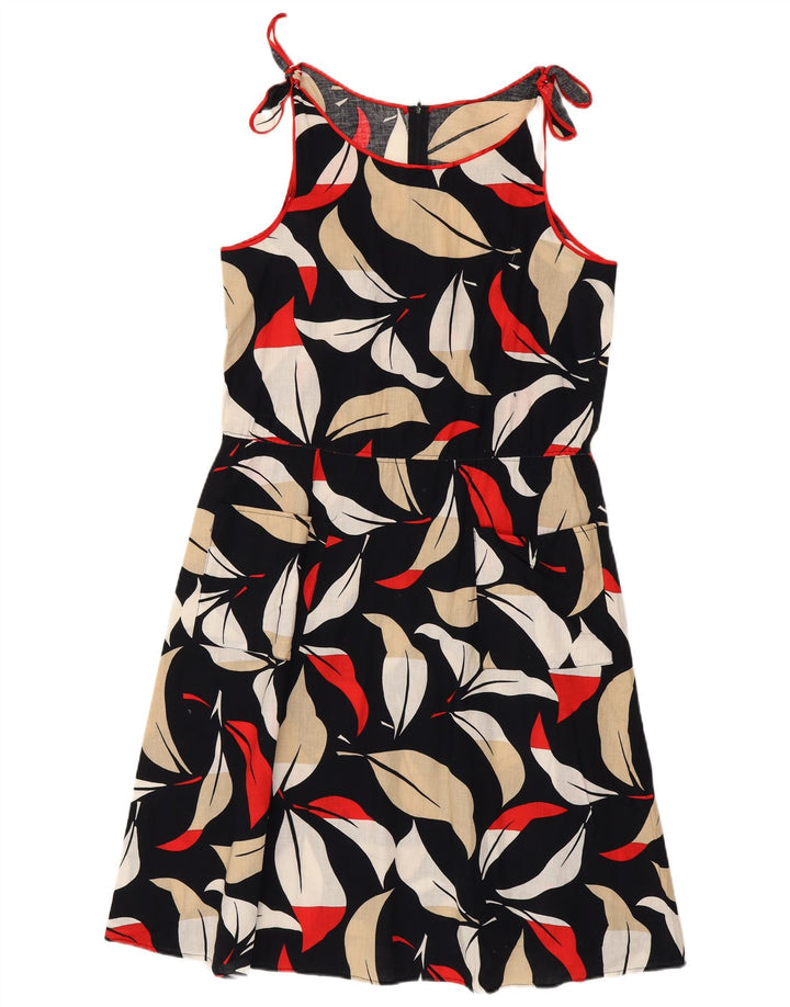 Vintage Womens A-Line Dress UK 14 Medium Multicoloured Floral
