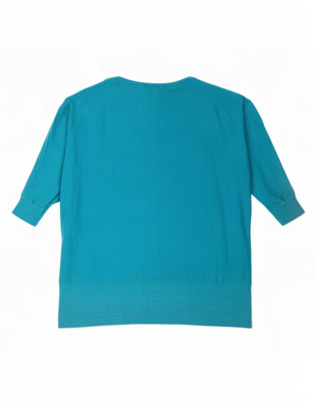 Phase Eight Womens 1/2 Sleeve Oversized Blouse Top UK 14 Medium Blue Linen