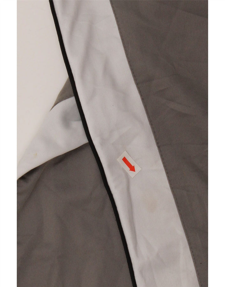 Puma Boys Graphic Tracksuit Trousers 9-10 Years Medium Grey Colourblock