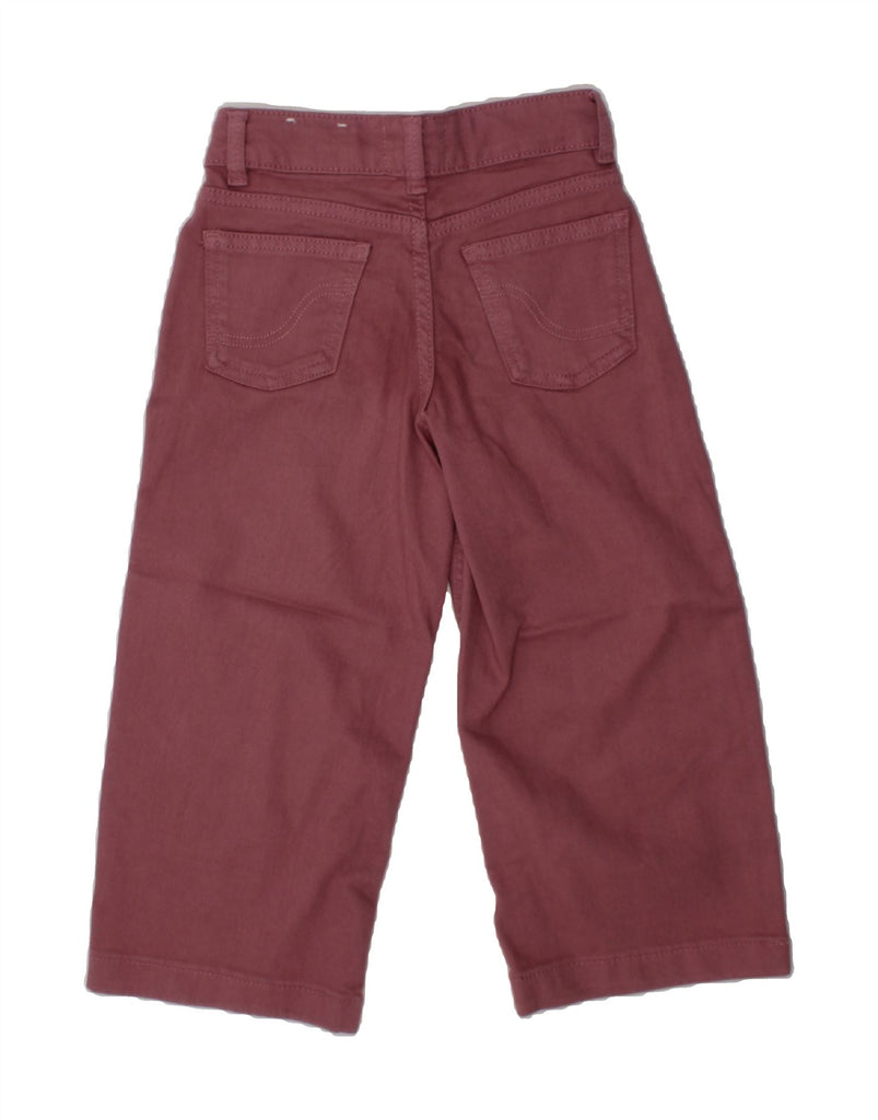 FAT FACE Girls Straight Casual Trousers 5-6 Years W22 L15 Purple Cotton Vintage Fat Face and Second-Hand Fat Face from Messina Hembry 