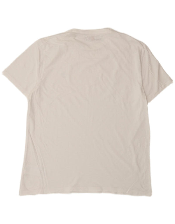 Timberland Mens Slim Fit T-Shirt Top XL White Cotton
