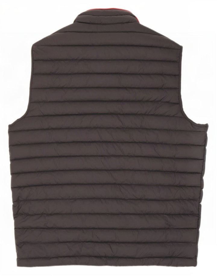 Tommy Hilfiger Mens Padded Gilet UK 38 Medium Black Polyamide