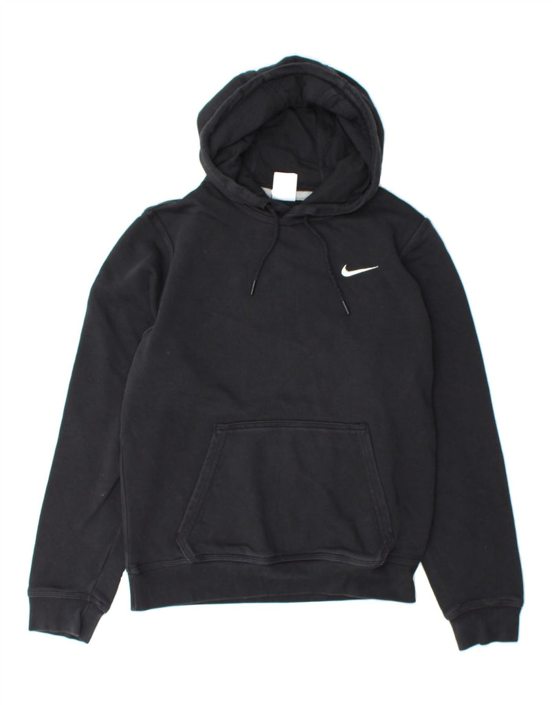 NIKE Mens Hoodie Jumper Small Black Cotton Vintage Nike and Second-Hand Nike from Messina Hembry 