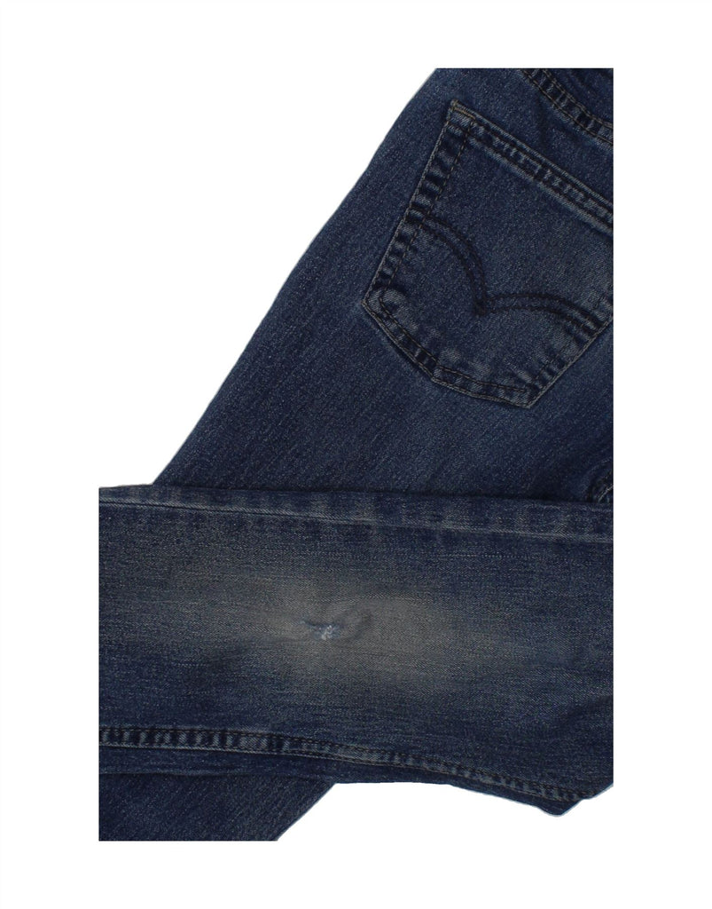 LEVI'S Girls 511 Slim Jeans 7-8 Years W24 L22 Navy Blue Cotton Vintage Levi's and Second-Hand Levi's from Messina Hembry 
