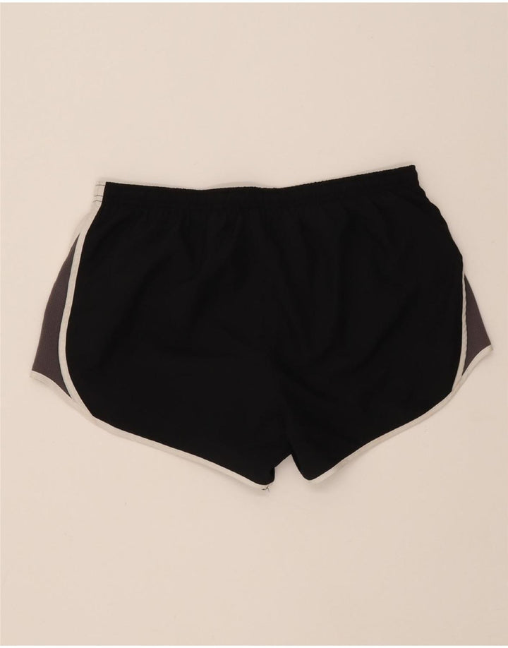 NIKE Womens Dri Fit Sport Shorts Medium Black Colourblock Polyester Vintage Nike and Second-Hand Nike from Messina Hembry 