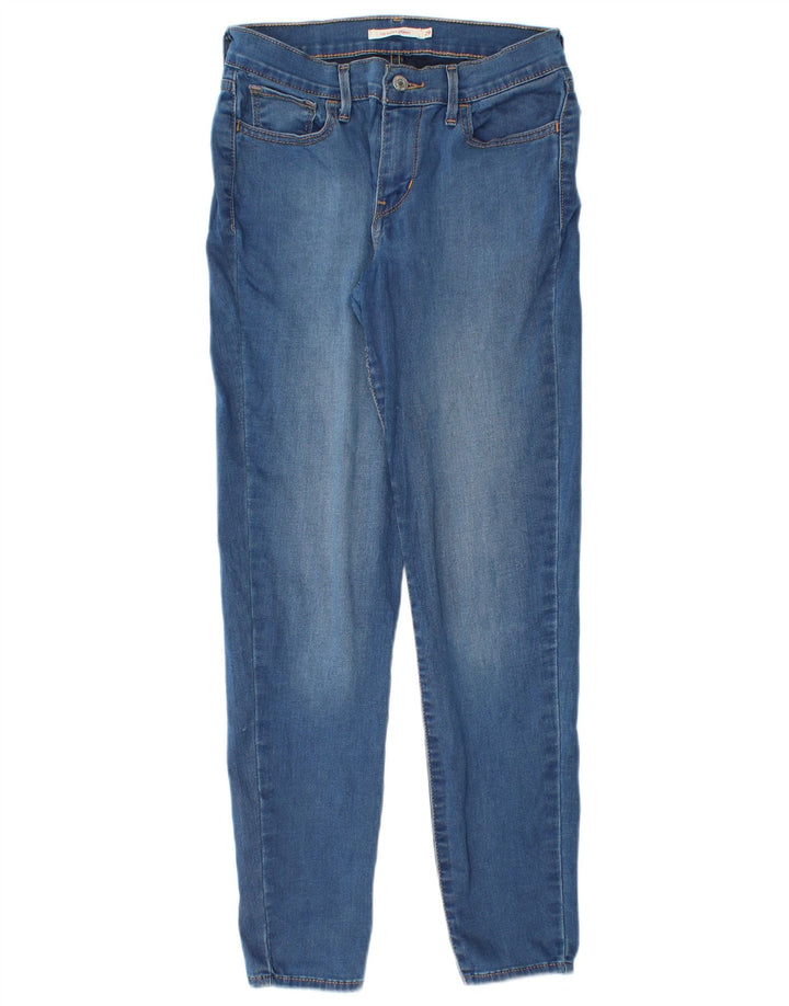 Levi's Womens 710 Super Skinny Jeans W29 L29 Blue Cotton
