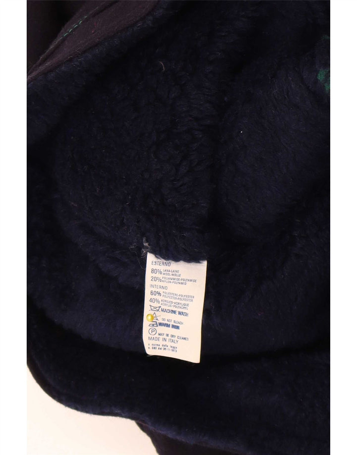 POP 84 Womens 3/4 Sleeve Oversized Utility Jacket EU 36 Small Navy Blue