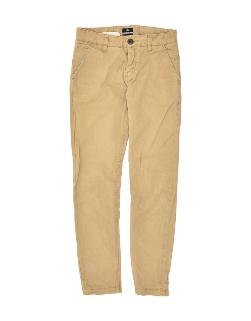 O'NEILL Boys Slim Chino Trousers 11-12 Years W26 L27  Beige Cotton | Vintage O'Neill | Thrift | Second-Hand O'Neill | Used Clothing | Messina Hembry 