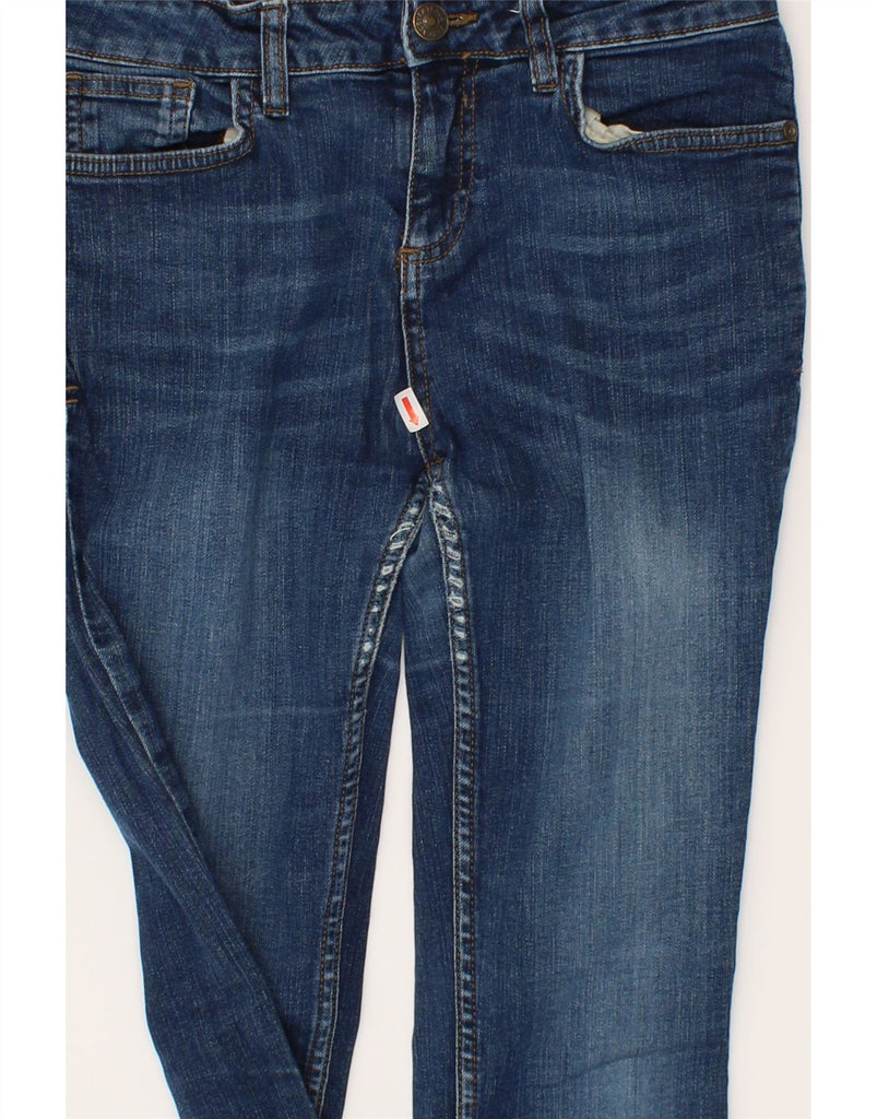 FAT FACE Womens Skinny Jeans UK 10 Small W26 L31 Blue Cotton Vintage Fat Face and Second-Hand Fat Face from Messina Hembry 
