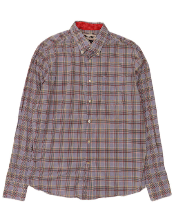 BARBOUR Mens Tailored Fit Shirt Medium Multicoloured Check